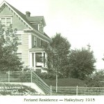 The Ferland House, now the Presidents' Suites Villa as it was in 1915. This said home was build in 1906 on Millionaire's row in Haileybury by Arthur Ferland