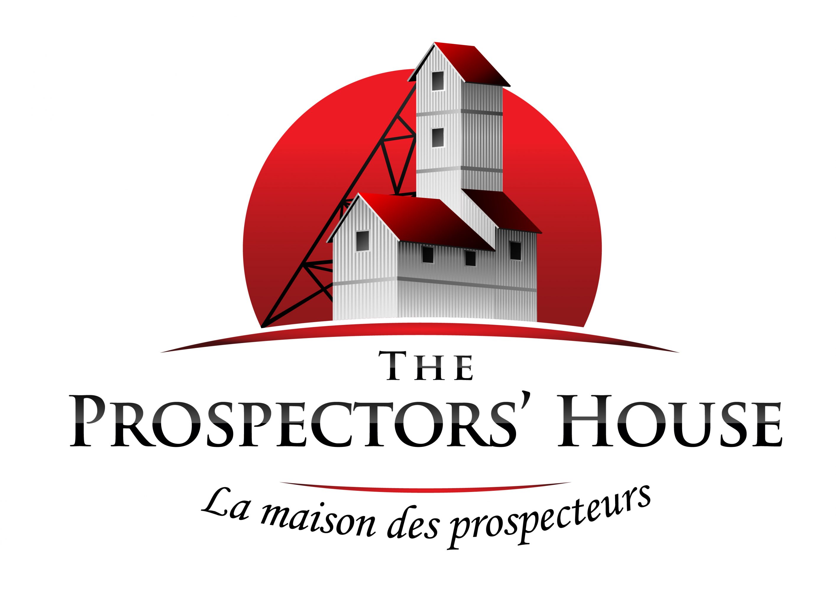 The Prospector's House logo. Part of the Presidents' Suites in Haileybury / Logo de la Maison des prospecteurs. La maison fait partie des Suites des Présidents à Témiskaming Shores