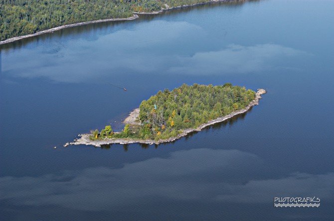 île Farr pour le glamping en Ontario