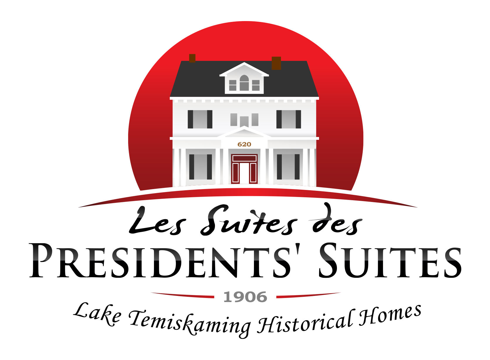 Presidents' Suites resort logo A Vacation Rental in Northern Ontario - Temiskaming Shores / Le logo des Suites des Présidents