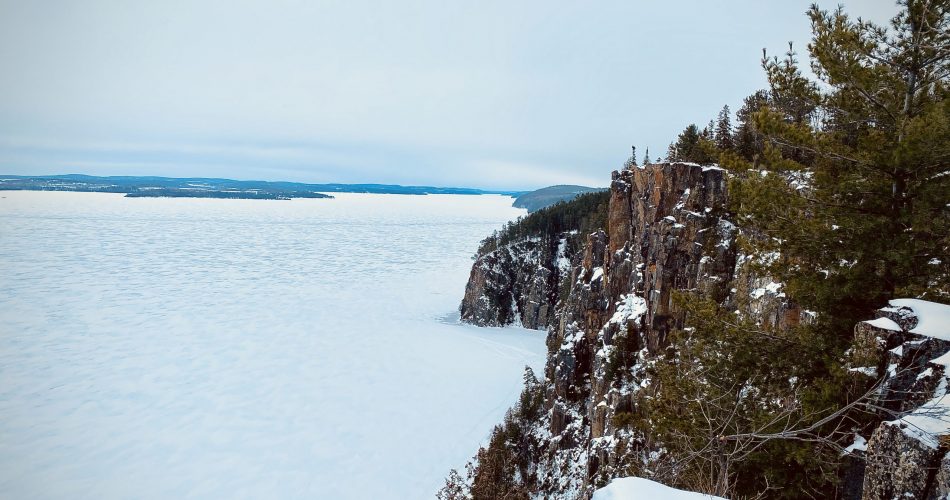 Vue du rocher du diable sur le lac Temiscamingue