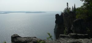 Devil's rock one of the preferred destination for photographers and painters in the Temiskaming region. / Le rocher du diable, une destination préférée au Témiskaming pour les photographes et les artistes