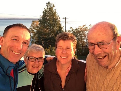 Notre équipe pendant notre journée à découvrir le tour du lac Témiscamingue