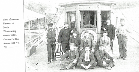 Équipage du Meteor en 1894