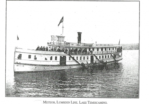 voyage sur le lac Temiskaming avec le Meteor