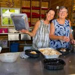 Préparation de repas glamping