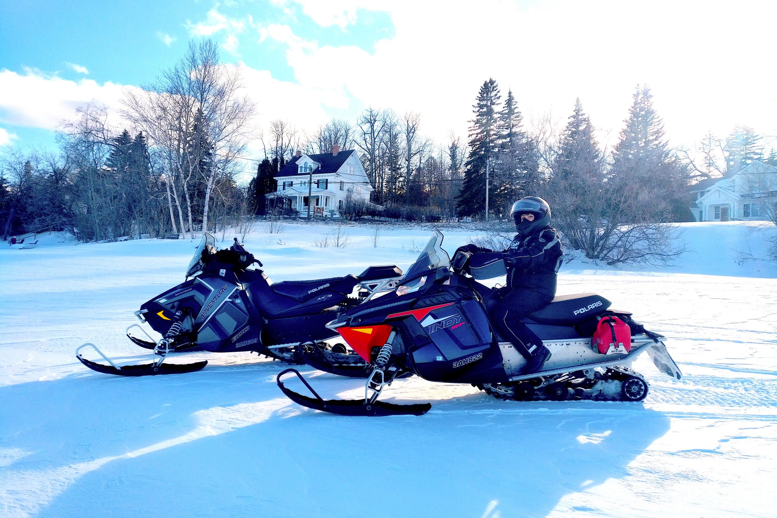 motoneige lac Temiscamingue Temiskaming